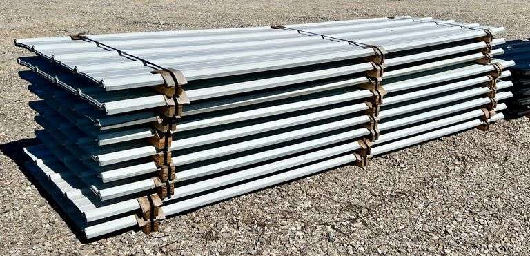 Niccor Stormshield 29 Gauge Metal Siding/Roofing, qty: 25 sheets, color: Bright White image