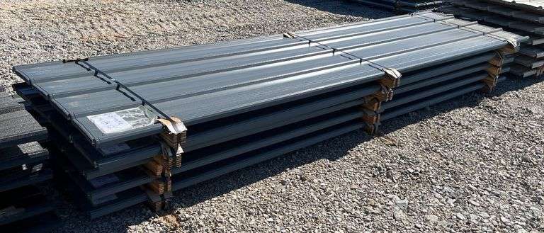 Niccor Stormshield 29 Gauge Metal Siding/Roofing, qty: 39 sheets, color: Granite image