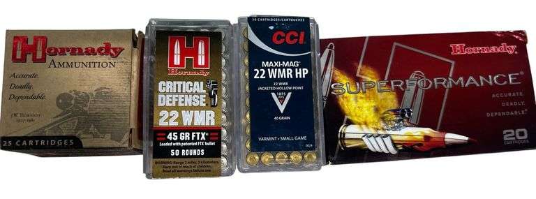 .257 Roberts, .22 WMR, .22 Hornet Ammo image