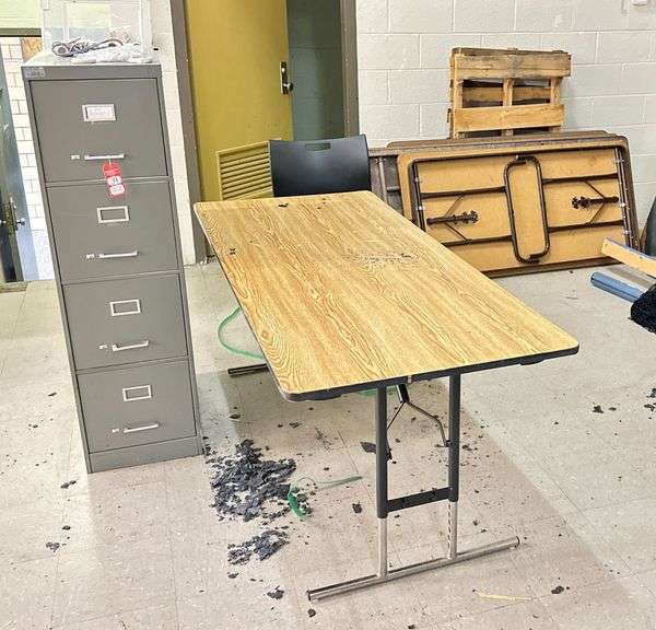Filing Cabinet, Folding Tables & Chairs image