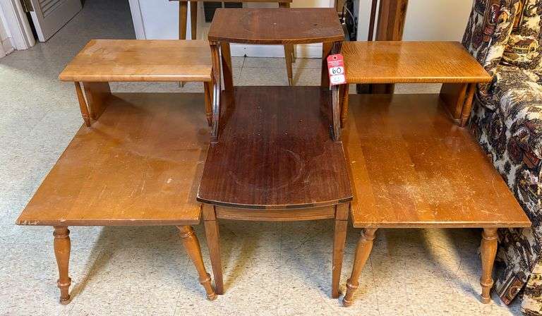 3-Tier Wall-Mounted Shelf & End Tables image