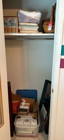 Baskets, Sewing Notions, Linens & Picture Frames image