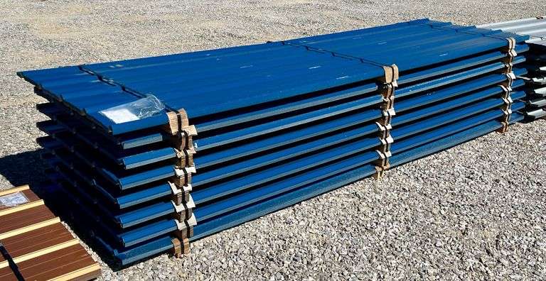 Niccor Stormshield 29 Gauge Metal Siding/Roofing, qty: 25 sheets, color: Gallery Blue image