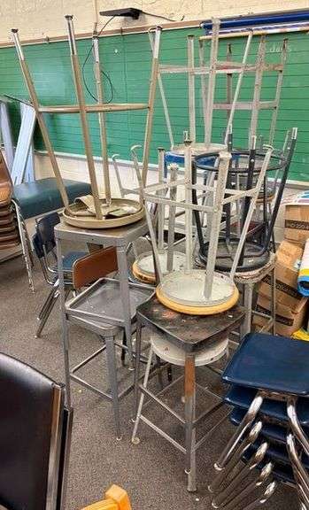 Metal Classroom Stools image