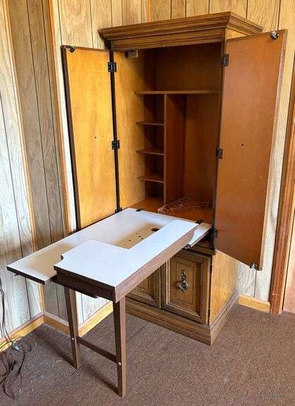 Singer 380 Space Saver Sewing Cabinet image