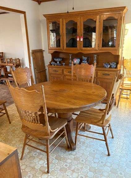 Wabash Oak 2-PC Dining Room Suite image