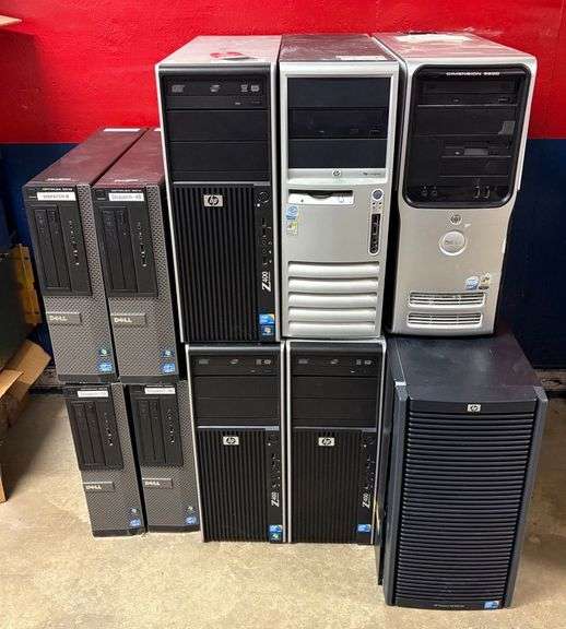 Dell & HP Computer Towers image