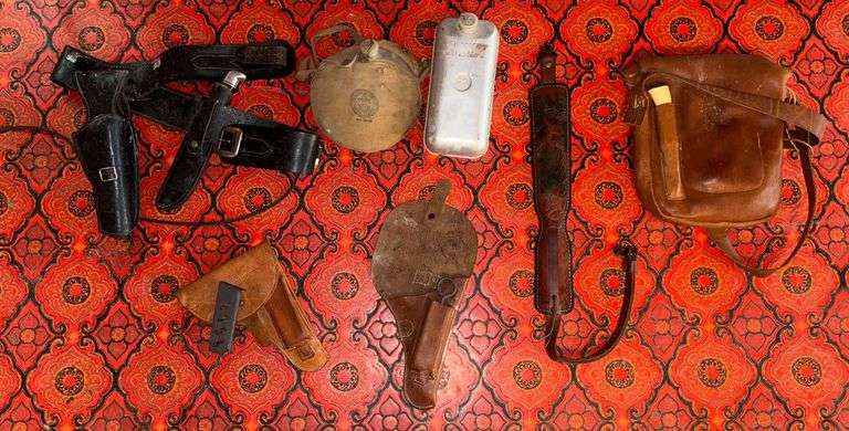 Leather Holsters & Boy Scouts Canteens image