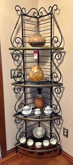 5-Tier Metal Decorative Shelving Unit image