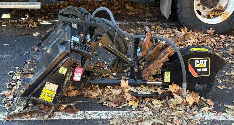 CAT SG18B Skid Steer Mounted Stump Grinder image