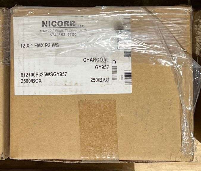 #12x1" Fasteners, Color-Charcoal, qty:2500 image