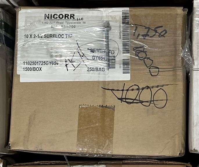 #10x2.5" Fasteners, Color-Ash, qty:1000 image