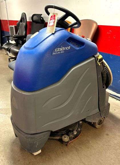 Chariot iScrub 20 Stand-on Commercial Disc Floor Scrubber image