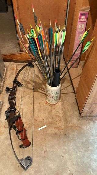 Bear Compound Bow & Arrows image