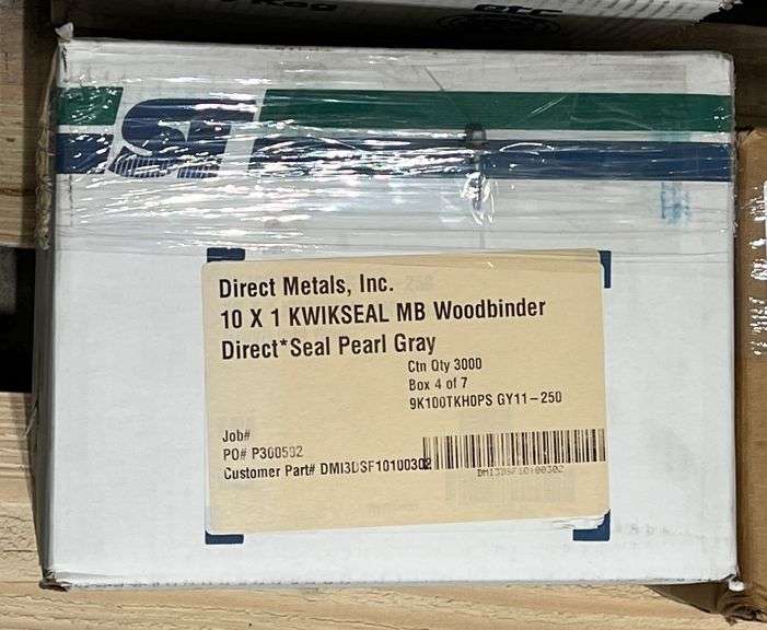 #10x1" Fasteners, Color-Pearl Grey, qty:3000 image