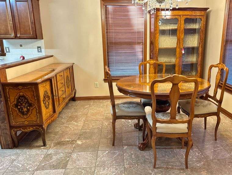 German Mobelstadt Sommerlad 3 PC Dining Room Suite image