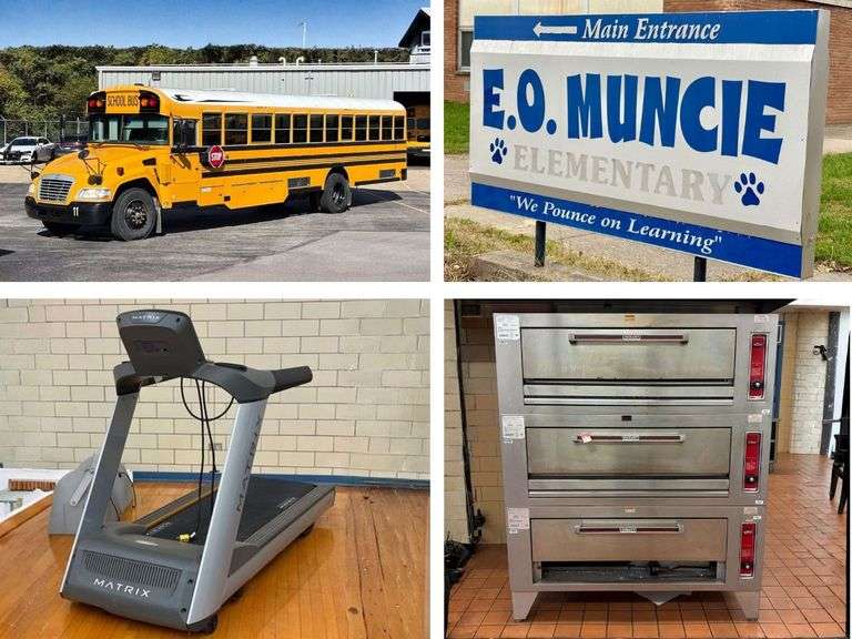 Madison Cons Schools (E.O. Muncie Elem) Liquidation Online Only Auction