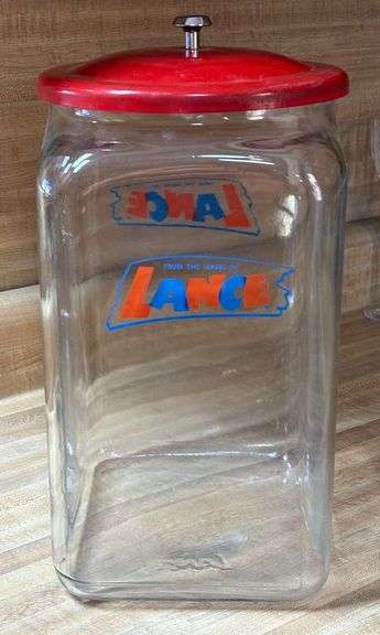 Early Lance Cracker Jar with Lid image