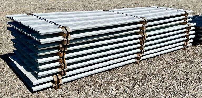 Niccor Stormshield 29 Gauge Metal Siding/Roofing, qty: 25 sheets, color: Bright White image