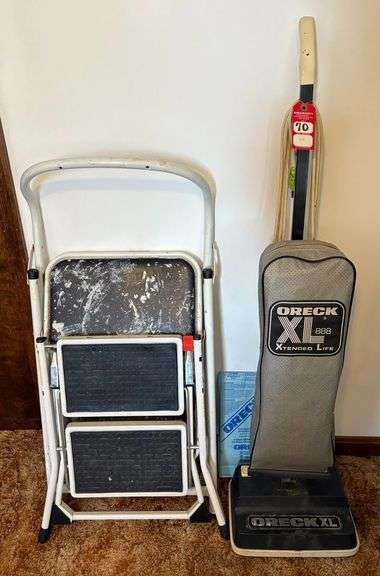 Oreck XL Vacuum & Step Stools image