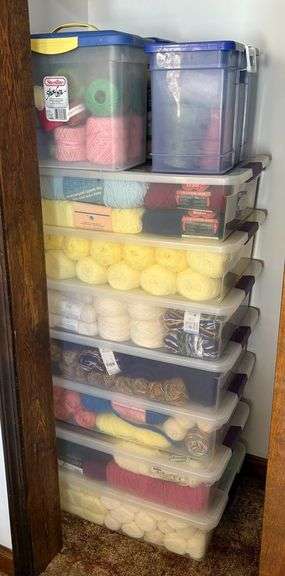 Knitting Yarn & Storage Totes image