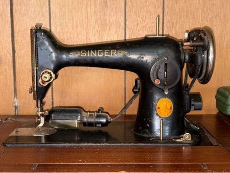 Singer Sewing Machine with Cabinet image
