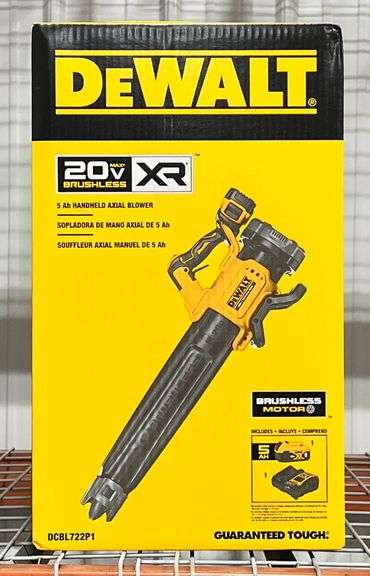 DeWalt 20V Brushless Handheld Axial Blower-NEW image