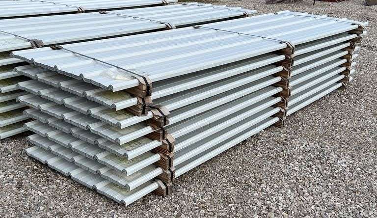 Niccor Stormshield 29 Gauge Metal Siding/Roofing, qty: 25 sheets, color: Bone White image