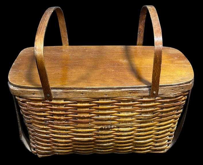 Peterboro Basket Co. Vintage Picnic Basket image