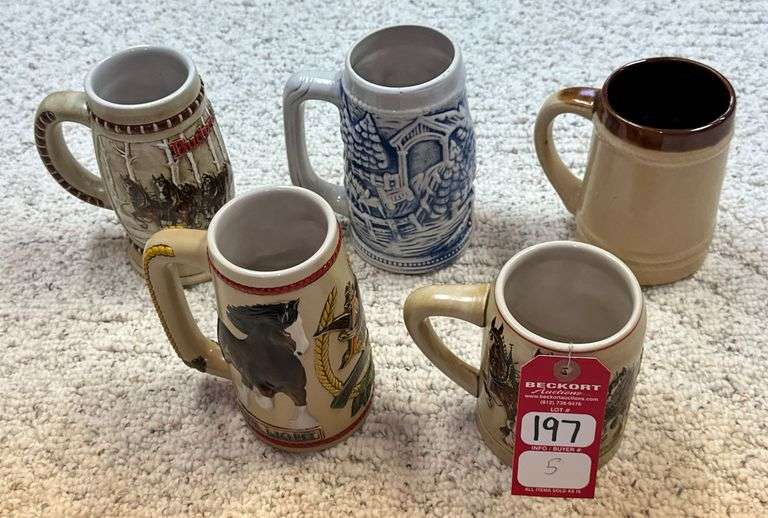 Budweiser Beer Steins image