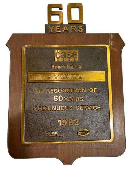 1982 Case 60 Year Dealer Award image