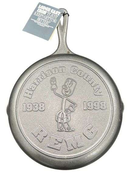 1998 Harrison Co. REMC Cast Iron Skillet image