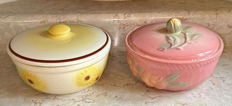 Hull Pottery Cupboard Casserole Dishes image