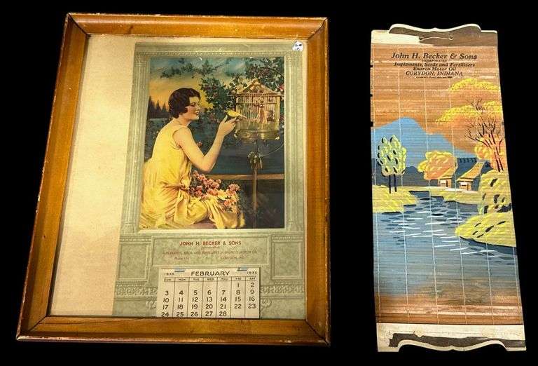 John H. Becker & Sons Corydon, IN Advertising image