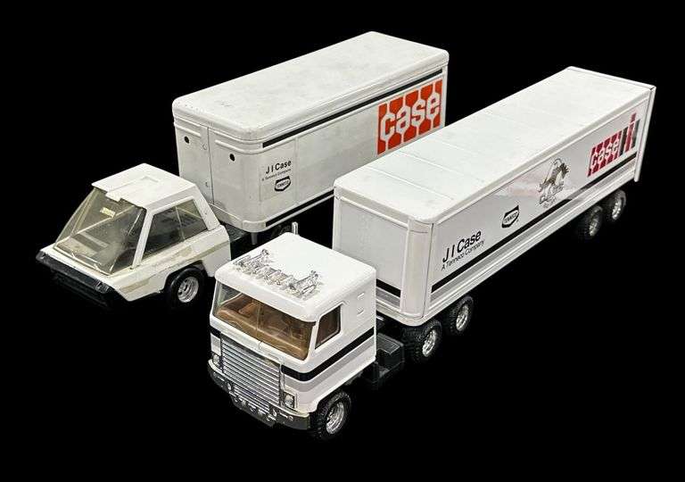 JI Case Diecast Dealer Semi Trucks & Trailer image