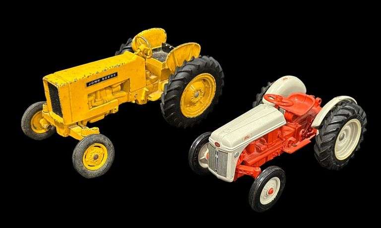 John Deere Industrial & Ford 8N Toy Tractors image