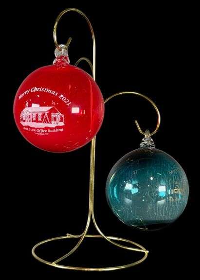Zimmerman Art Glass 2021 & 2022 Christmas Ornaments image