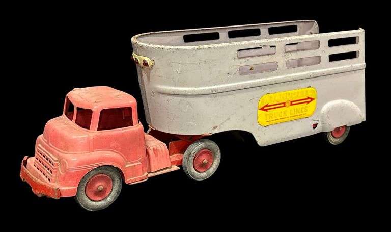 Vintage Wyandotte Truck Lines Delivery Truck & Trailer image