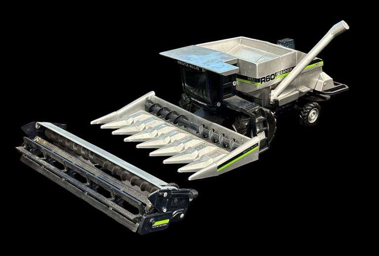 Deutz-Allis Gleaner R-60 Combine with Two Heads image