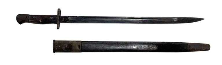British Enfield Bayonet With Scabbard image