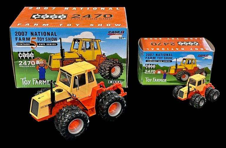 ERTL Case 2470 Traction King Tractors - 2007 National Farm Toy Show image
