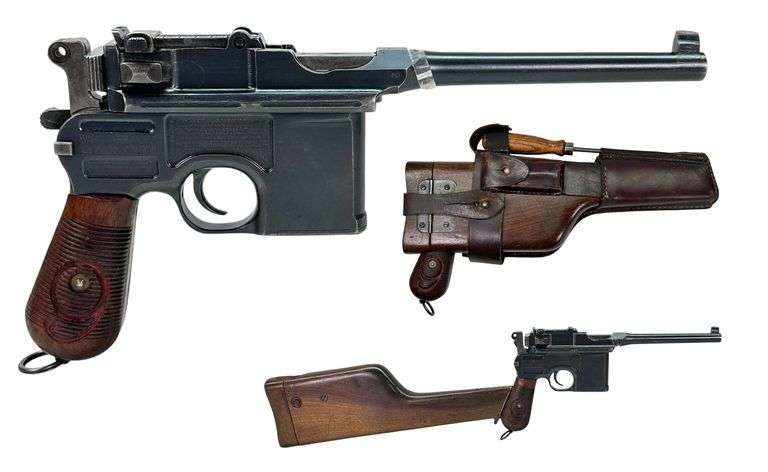 German Waffenfabrik Mauser "Red 9" C96 9mm Pistol image