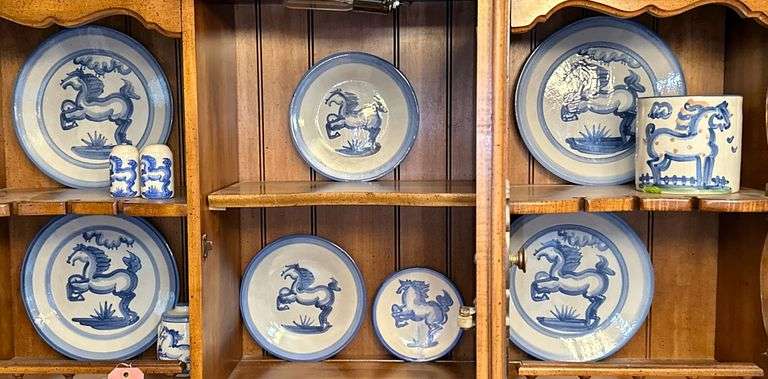 M.A. Hadley "Horse Themed" Pottery image