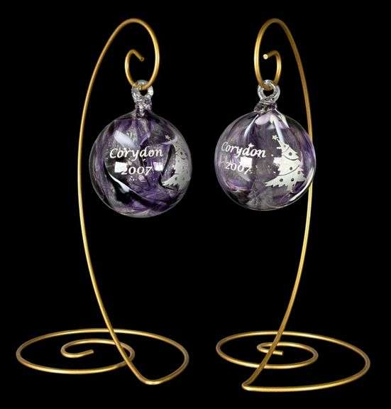 Zimmerman Art Glass 2007 Christmas Ornaments image