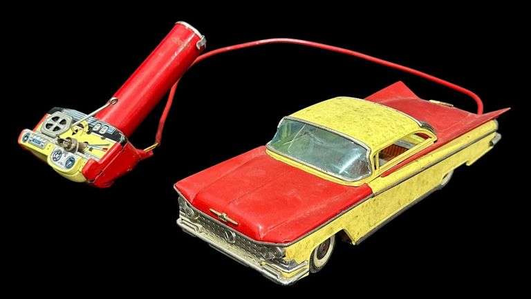 Vintage Cragstan Battery Operated Toy Car image