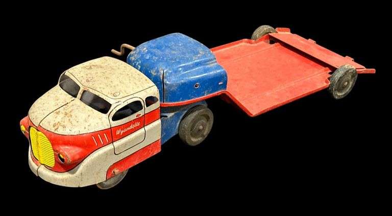 Vintage Wyandotte Truck Lines Delivery Truck & Trailer image