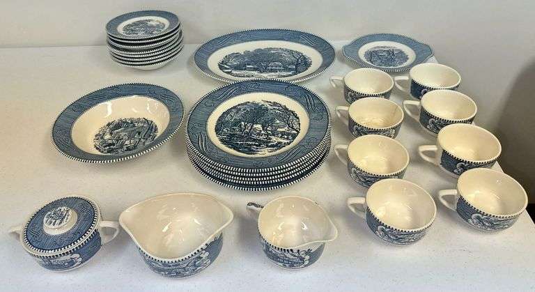 Currier & Ives Dinnerware image