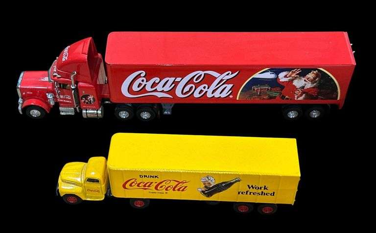Die-Cast Replica Coca-Cola Semi Trucks & Trailers image