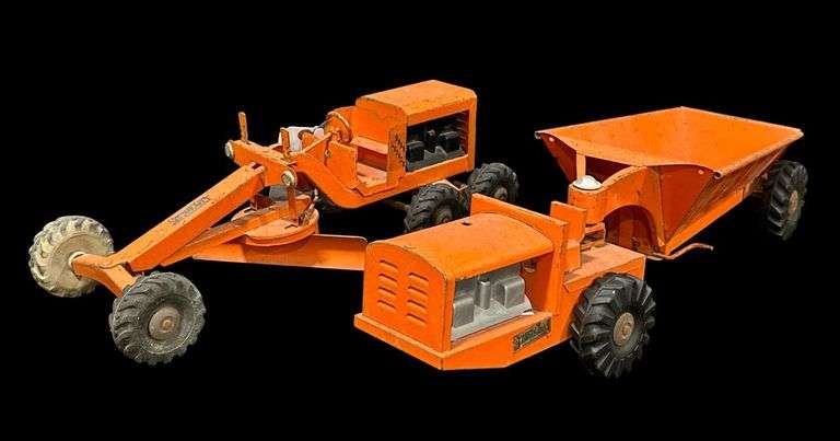 Vintage Structo Toys Construction Equipment Toy image