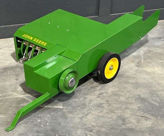 Custom Built John Deere 24T Square Hay Baler (Pedal Tractor Scale) image